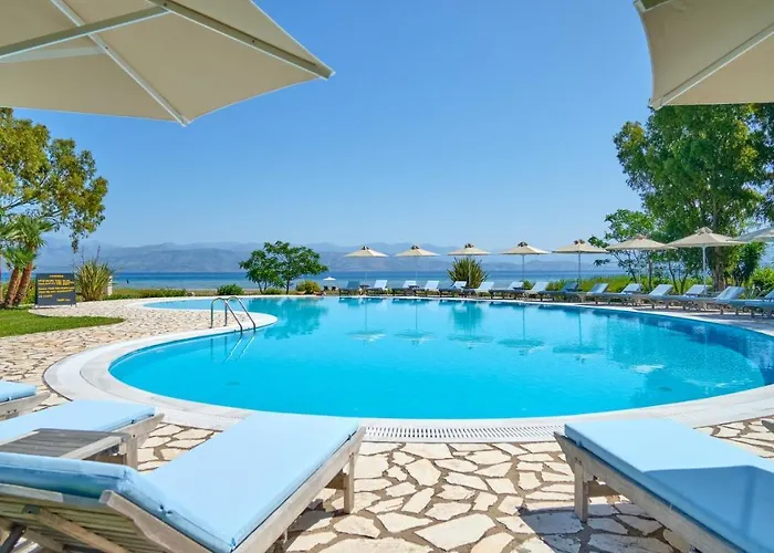 شقة فندقية Chrismos Luxury Corfu Apraos