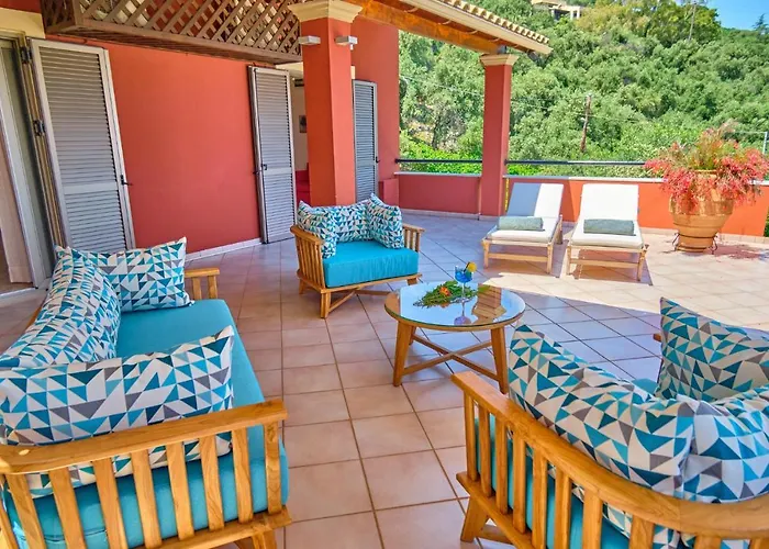 شقة فندقية Chrismos Luxury Corfu Apraos