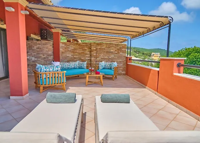 شقة فندقية Chrismos Luxury Corfu Apraos